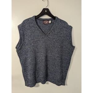 VTG Victoria Dry Goods Size L Sweater Vest Grandpa Core V-neck Made in USA